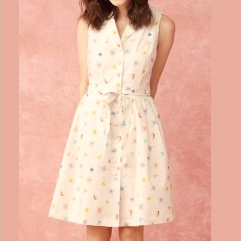 Modcloth community brunch shirt dress size XS
